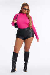 Women's Sweater — Long Sleeve, Mock Neck | Yvezi — 17