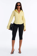 Women's Poplin Shirt — Button Down, Long Sleeve | Yvezi — 10