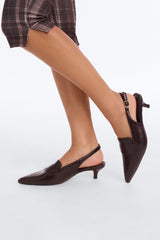 Women's Slingback Kitten Heels | Yvezi — 6