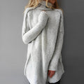 Lydia | Women's Long Turtleneck Knitted Winter Jumper — view 1