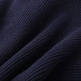 Célestia | Women's Collared Contrast Knit Cardigan — view 5