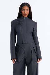 Women's Double-Breasted Blazer — Long Sleeve | Yvezi — 1