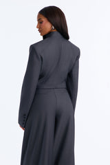 Women's Double-Breasted Blazer — Long Sleeve | Yvezi — 3