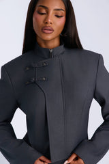 Women's Double-Breasted Blazer — Long Sleeve | Yvezi — 4