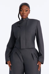 Women's Double-Breasted Blazer — Long Sleeve | Yvezi — 5