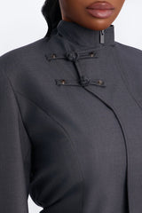 Women's Double-Breasted Blazer — Long Sleeve | Yvezi — 7