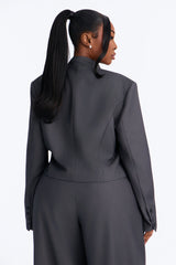Women's Double-Breasted Blazer — Long Sleeve | Yvezi — 8