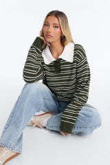 Women's Striped Sweater | Yvezi — 19