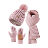 Ursula | Women's Hat, Scarf & Gloves Set – Knitted 3-Piece Winter Gift Set — view 11