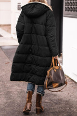 Helena | Women's Long Hooded Down Puffer Winter Coat — view 9