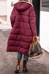Helena | Women's Long Hooded Down Puffer Winter Coat — view 7