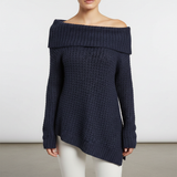Seren | Off-Shoulder Merino Wool Jumper — view 8