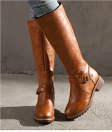 Valéne | Women's Knee-High Buckle Boots — view 3