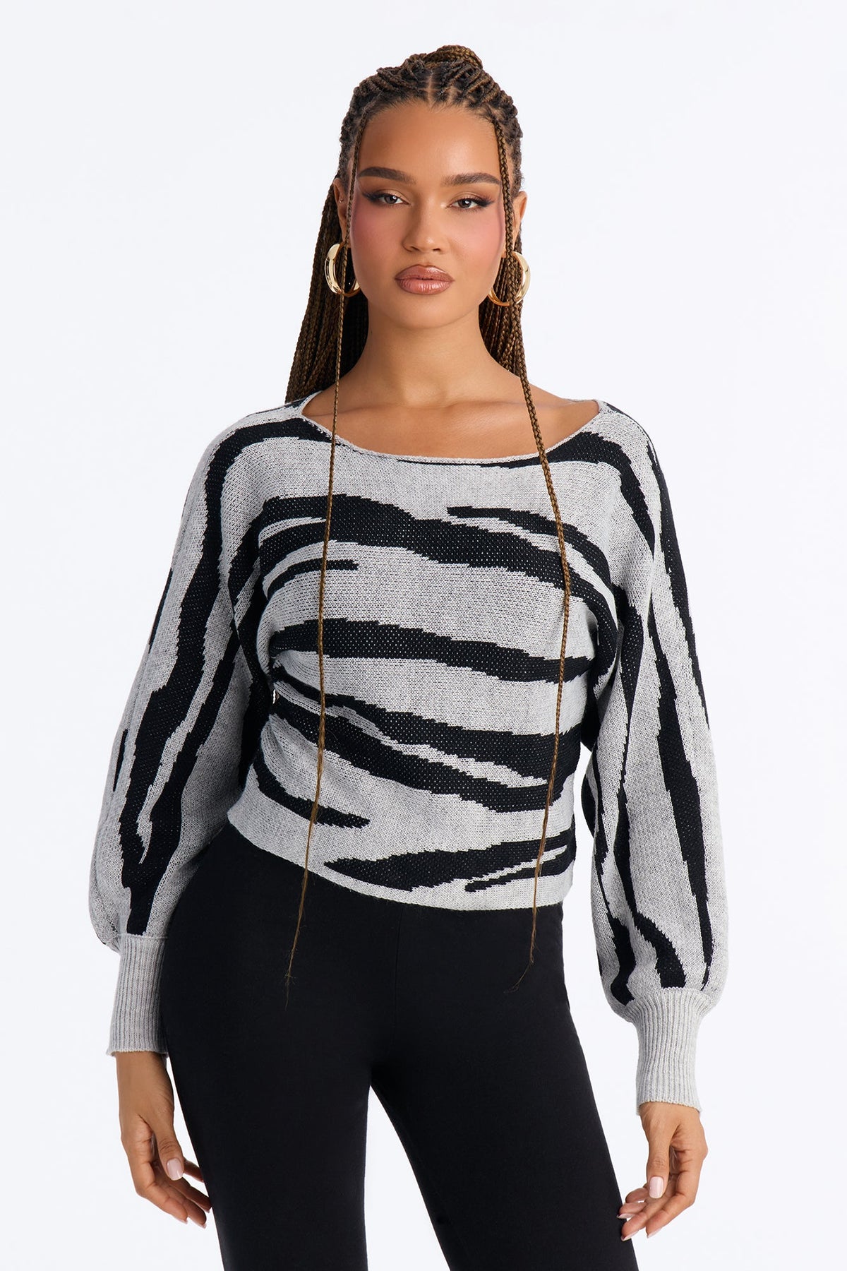 Women's Knit Sweater — Long Sleeve | Yvezi — 1