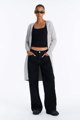 Women's Cable Knit Long Sleeve Cardigan | Yvezi — 1