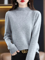 Aveline | Women's Ribbed Mock Neck Jumper — view 18