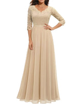Helena | Lace Christmas Party Maxi Dress — view 1