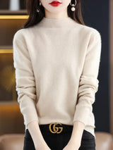 Aveline | Women's Ribbed Mock Neck Jumper — view 22