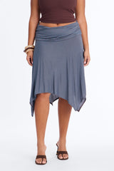 Women's Striped Midi Skirt | Yvezi — 6