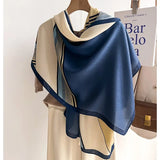 Edith | Women's Oversized Printed Winter Scarf – Soft Wool-Cotton Feel — view 3