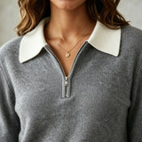 Sloane | Women's Half-Zip Polo Sweater — view 6