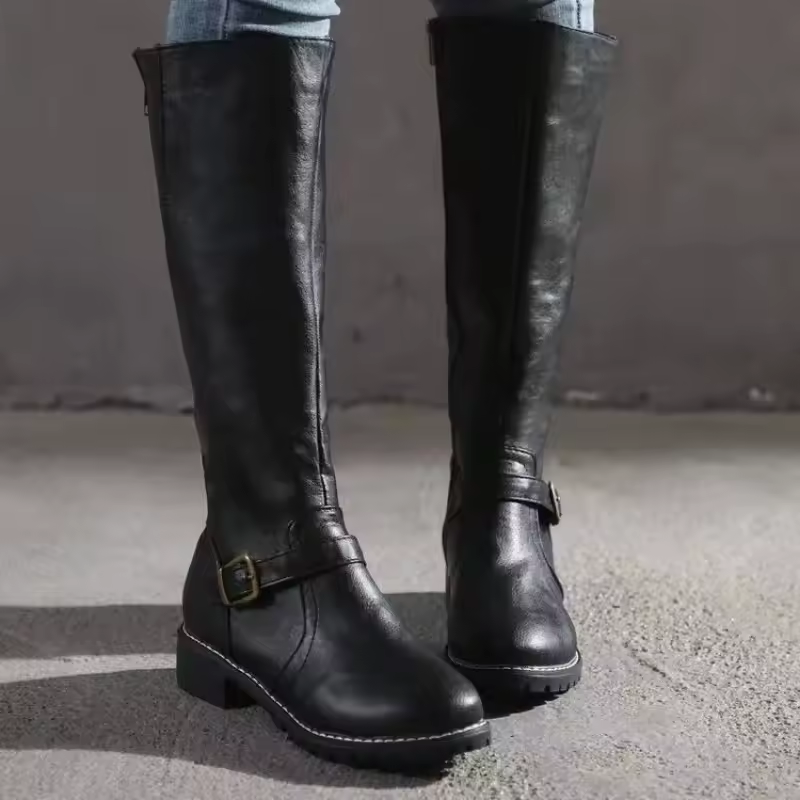 Valéne | Women's Knee-High Buckle Boots — view 6