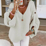 Solveig | Lantern Sleeve Chunky Knit Jumper — view 6