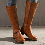 Valéne | Women's Knee-High Buckle Boots — view 4