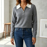 Sloane | Women's Half-Zip Polo Sweater — view 3