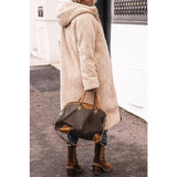 Helena | Women's Long Hooded Down Puffer Winter Coat — view 1