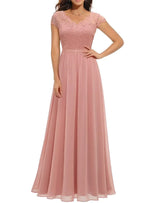 Helena | Lace Christmas Party Maxi Dress — view 6