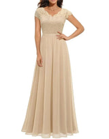 Helena | Lace Christmas Party Maxi Dress — view 2