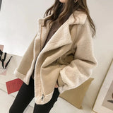 Sloane | Women's Faux Suede Shearling-Lined Aviator Winter Jacket — view 5