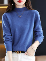 Aveline | Women's Ribbed Mock Neck Jumper — view 14