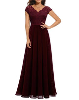 Helena | Lace Christmas Party Maxi Dress — view 12