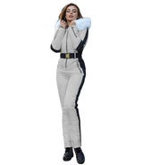 Sigrid | Women's Insulated Hooded Ski Suit with Belt & Removable Collar — view 8