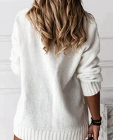 Elara | Women's Relaxed Fit Classic Knitted Jumper — view 5