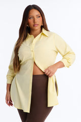 Women's Poplin Cotton Shirt — Button Down, Collared | Yvezi — 52