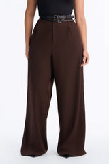 Women's Belted Wide Leg Pants | Yvezi — 29