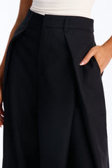 Women's Pleated Wide Leg Pants | Yvezi — 8
