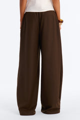 Women's Pleated Wide Leg Pants | Yvezi — 27