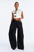 Women's Wide Leg Pants | Yvezi — 1