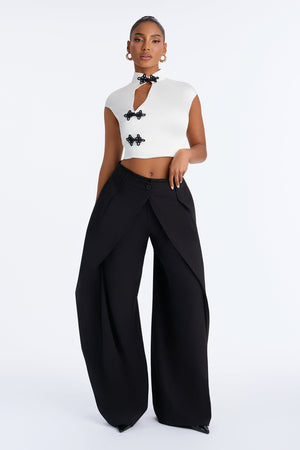 Women's Wide Leg Pants | Yvezi — 1