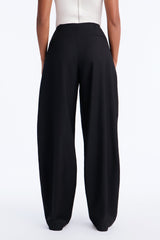 Women's Pleated Wide Leg Pants | Yvezi — 4