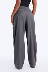 Women's Pleated Wide Leg Pants | Yvezi — 12