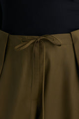 Women's Pleated Wide Leg Pants | Yvezi — 29