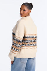 Women's Knit Polo Sweater | Yvezi — 4