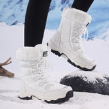 Karina | Women's Fleece-Lined Snow Boots with Faux Fur Cuff & Grip Sole — view 9