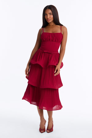 Women's Midi Dress | Yvezi — 1
