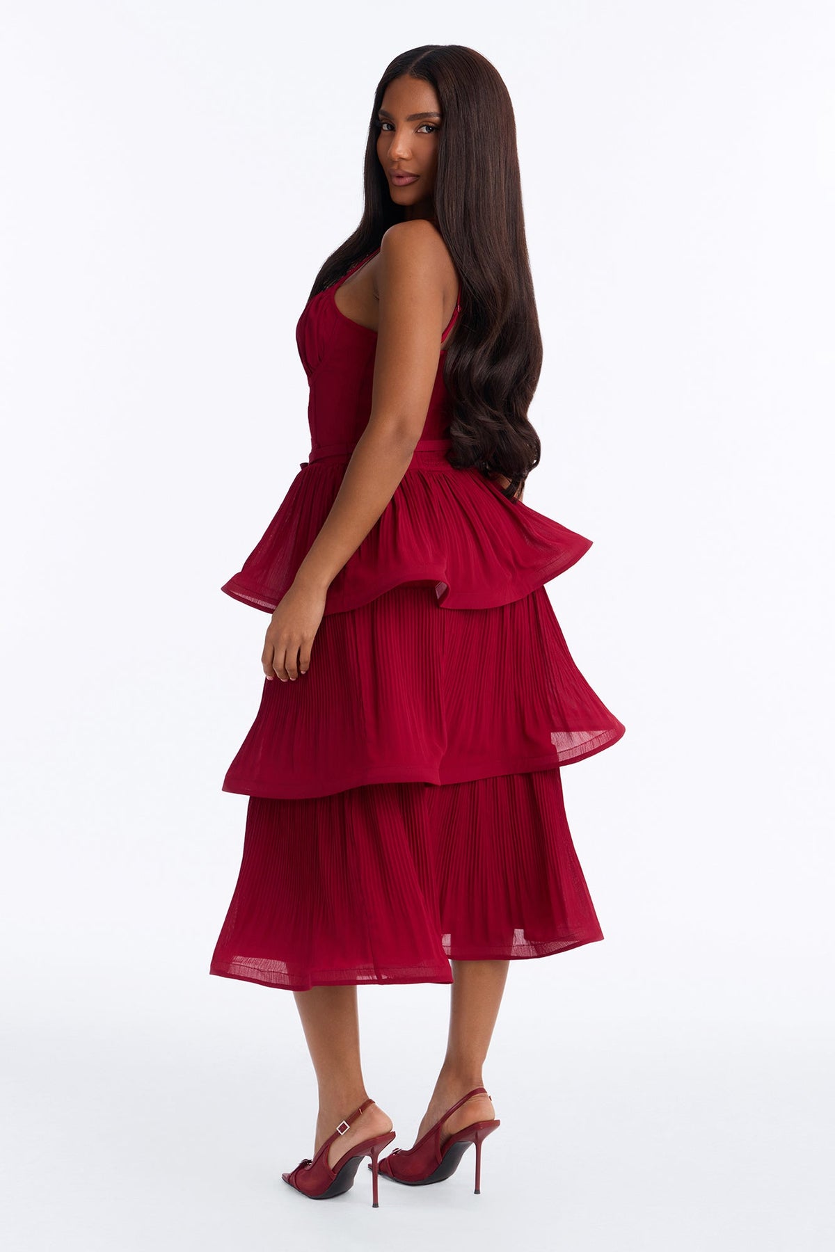 Women's Midi Dress | Yvezi — 3